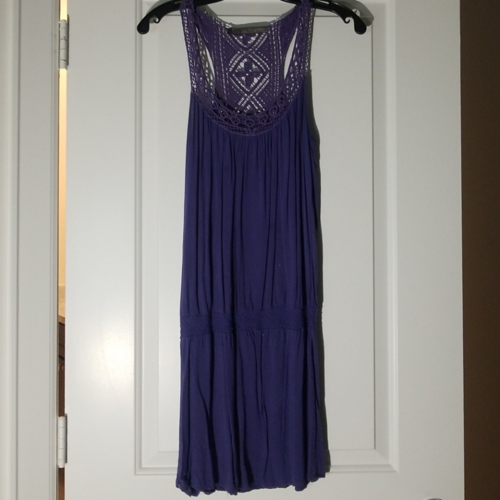 Zara Purple Dropwaist Dress
